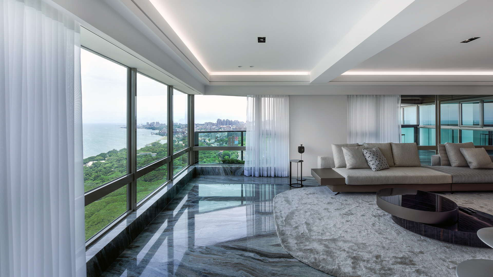 台北淡水市空間攝影案例-客廳