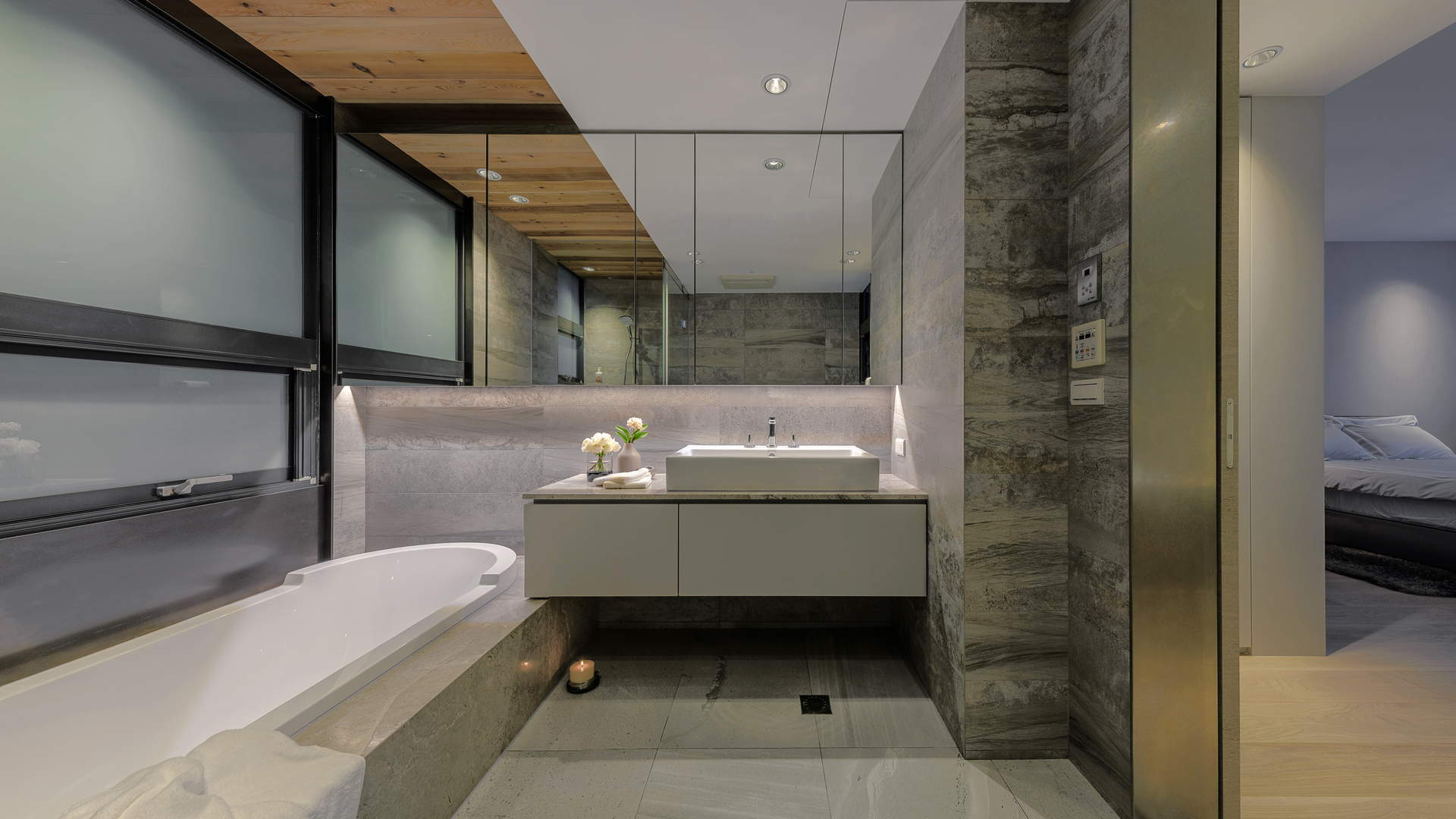 衛浴正面全景接圖