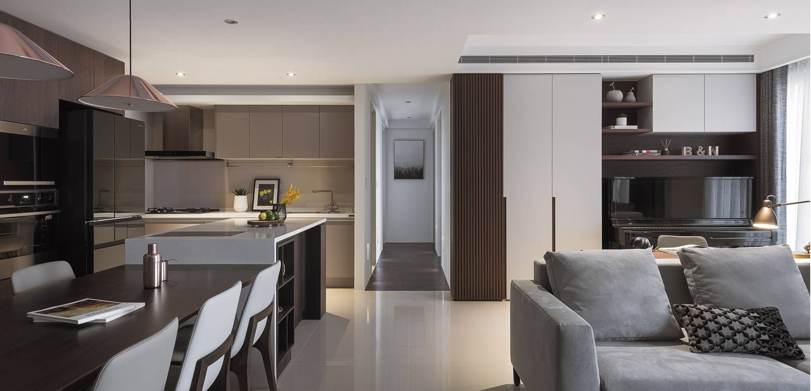 客廳全景 | 晴空 | 林口空間攝影