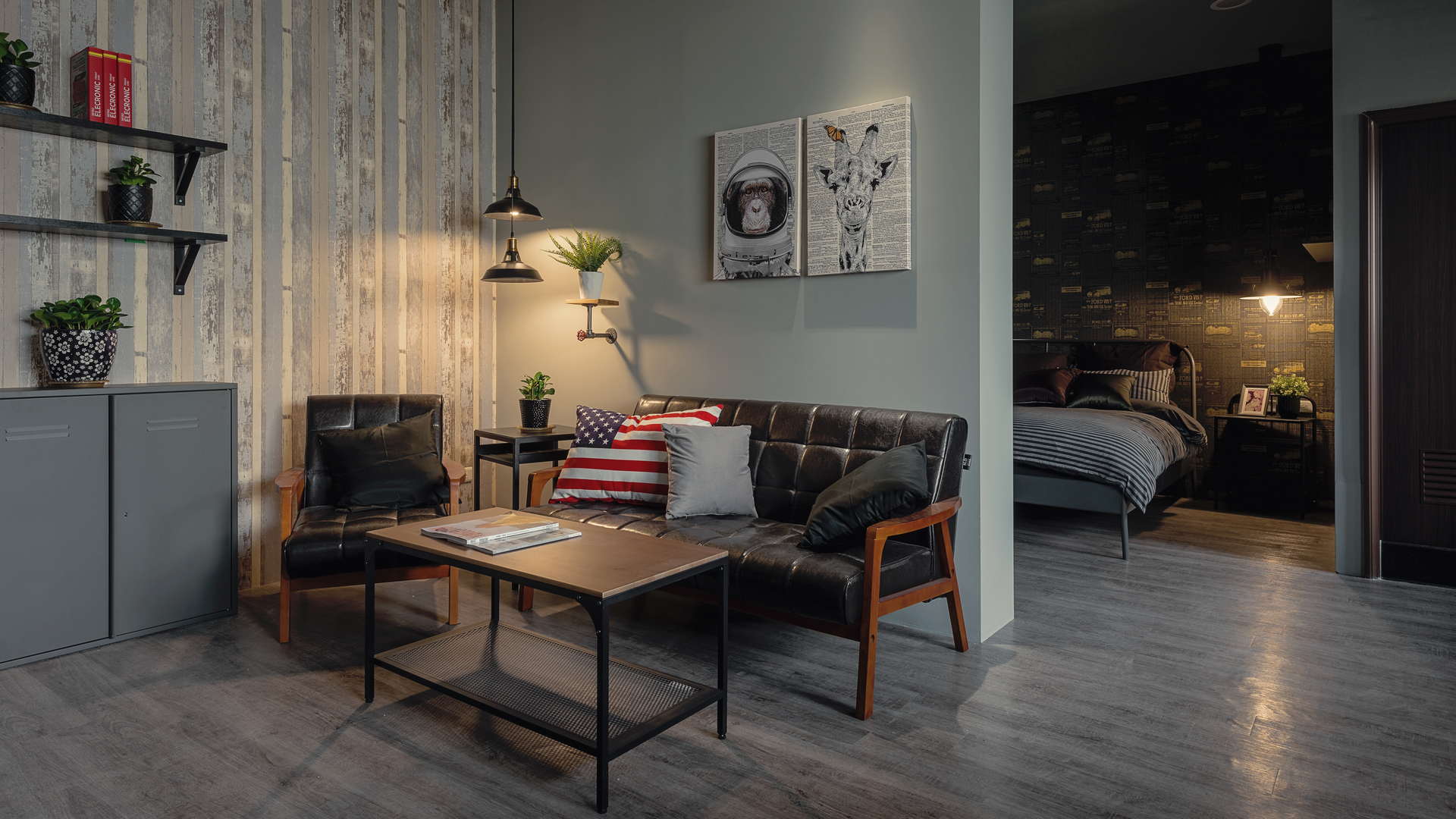 工業風套房空間攝影