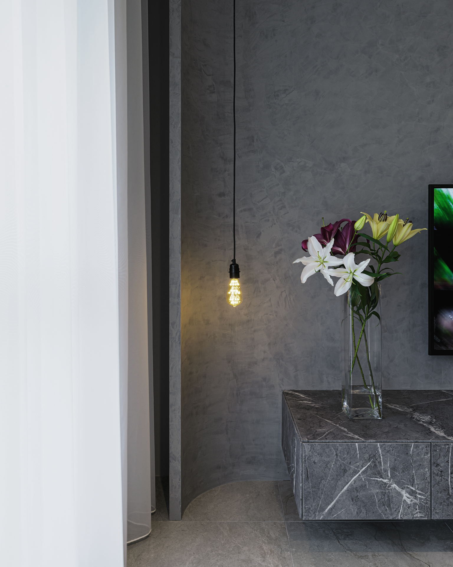 客廳電視主牆端景