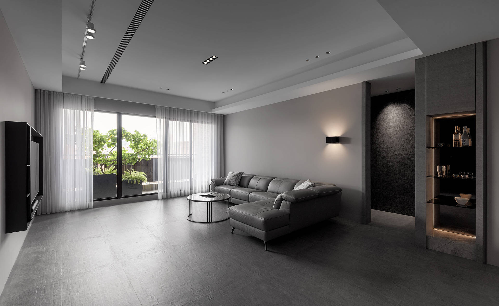 客廳沙發椅酒櫃