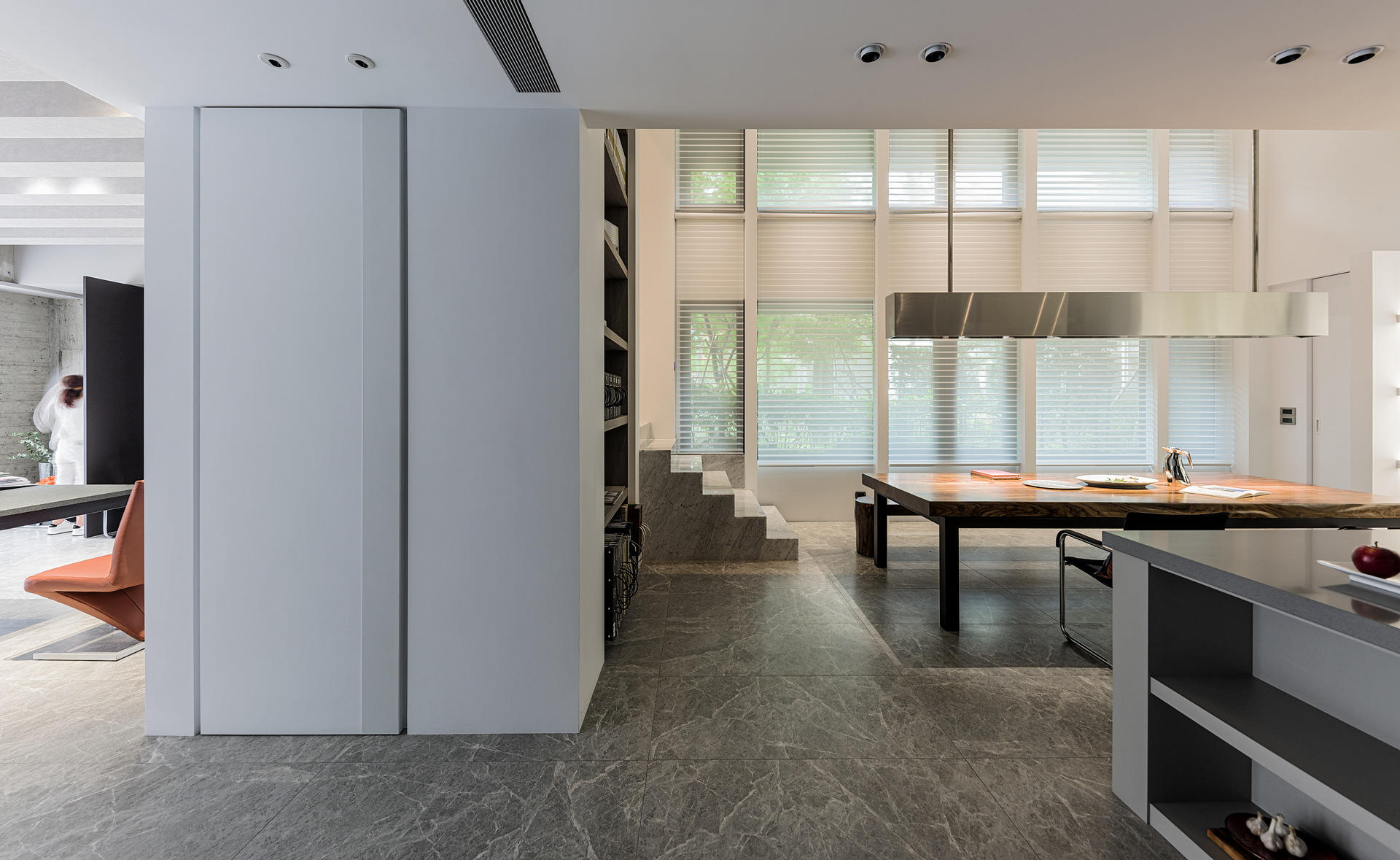 休憩區正面全景