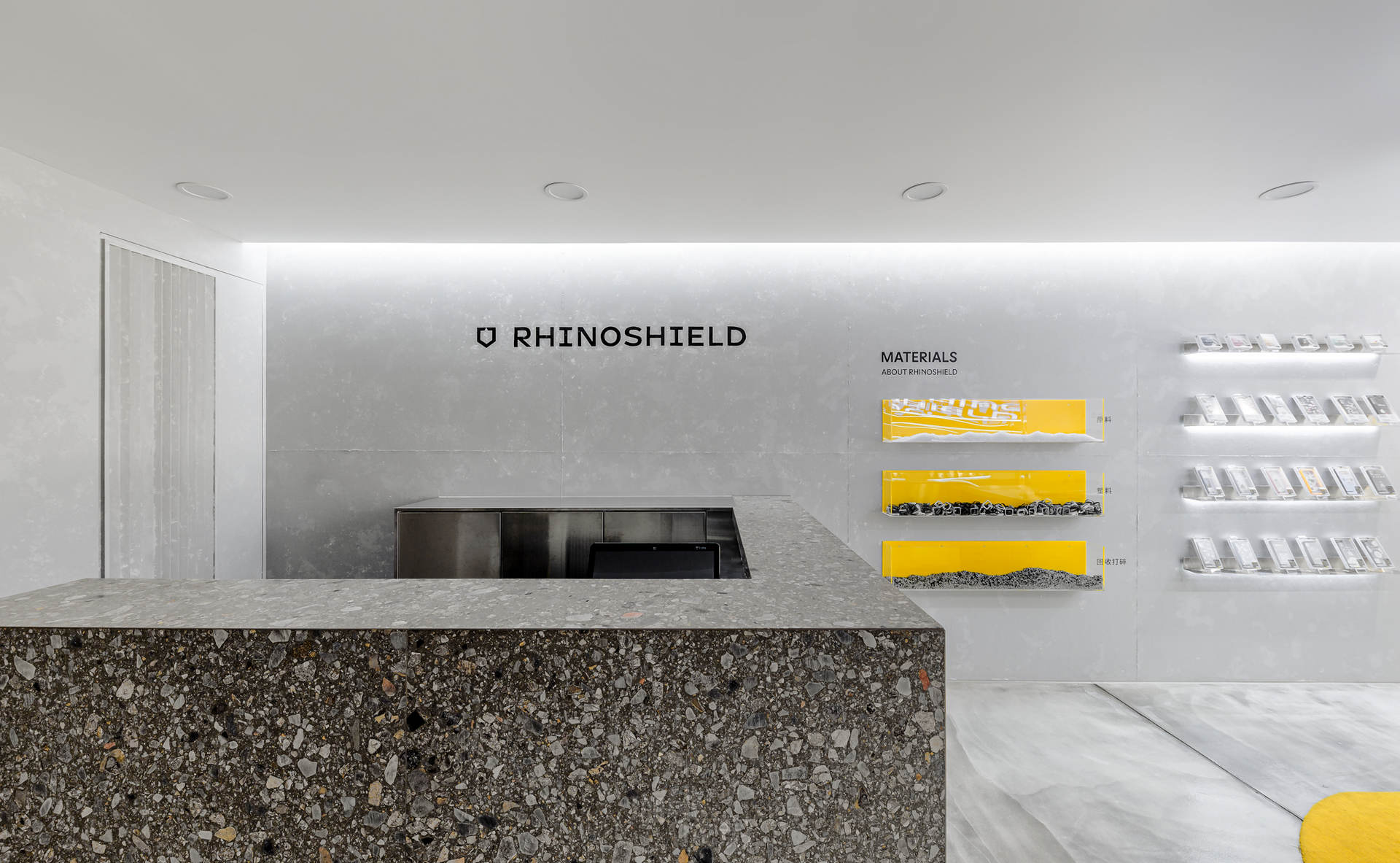 收銀檯正面全景