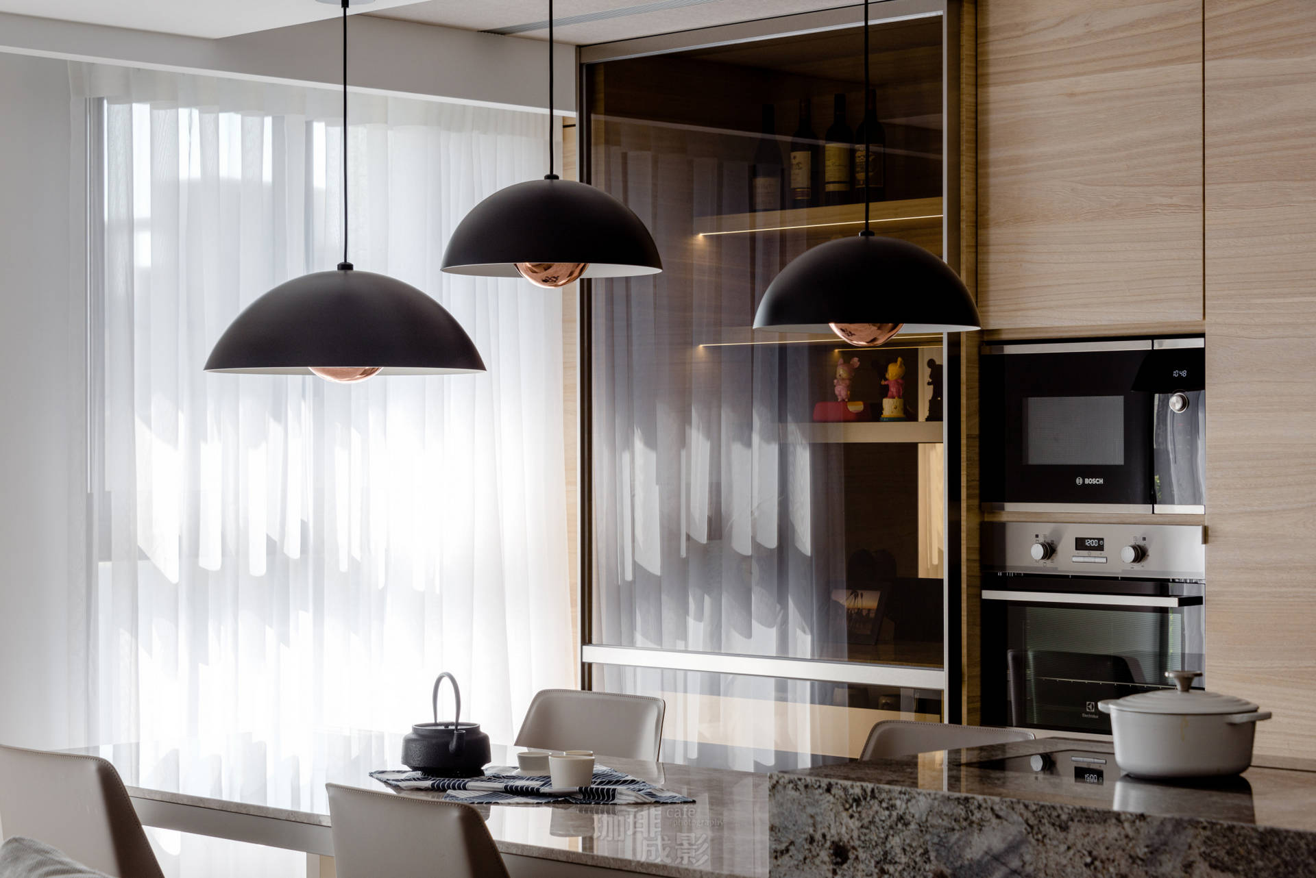 餐桌吊燈情境特寫