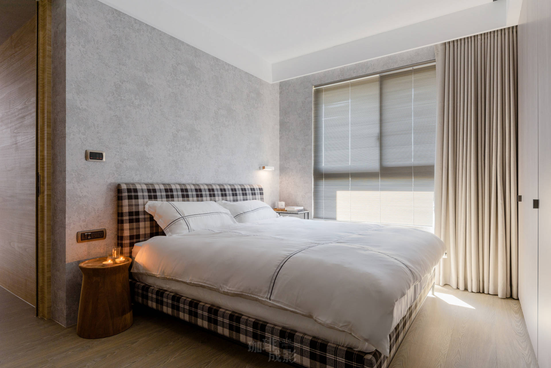 主臥床鋪完整角度