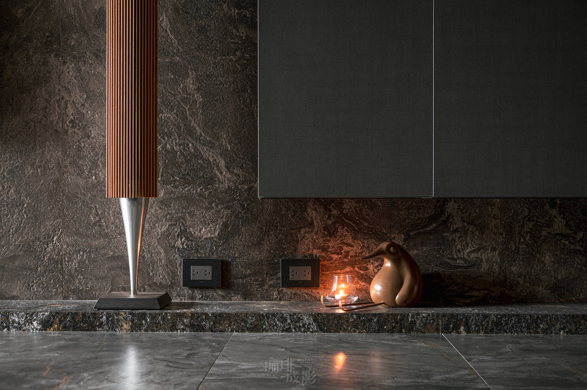 電視牆擺飾特寫