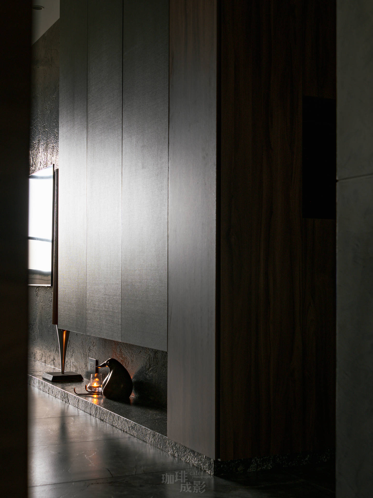 電視牆擺飾特寫