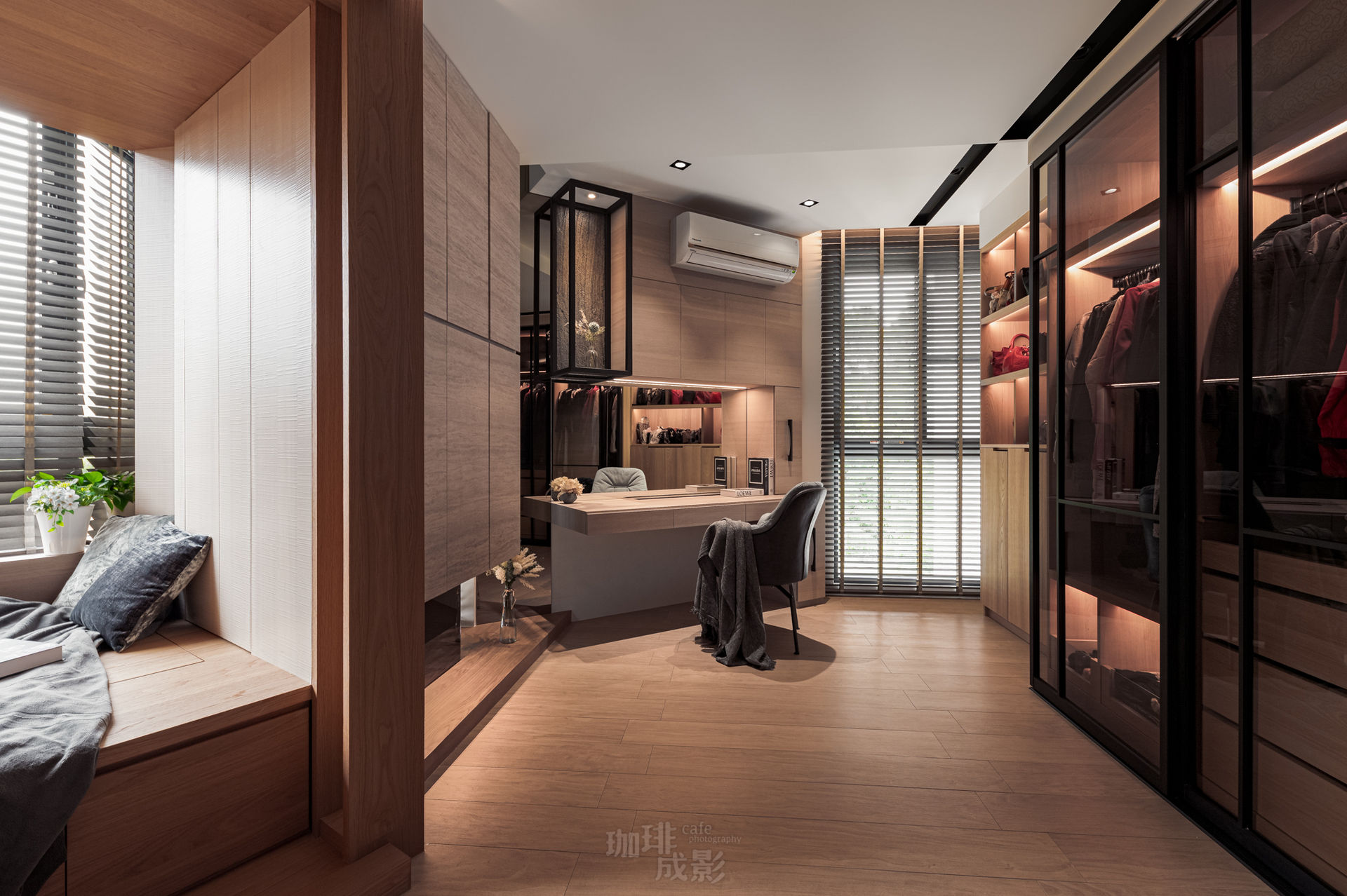 更衣室正面全景