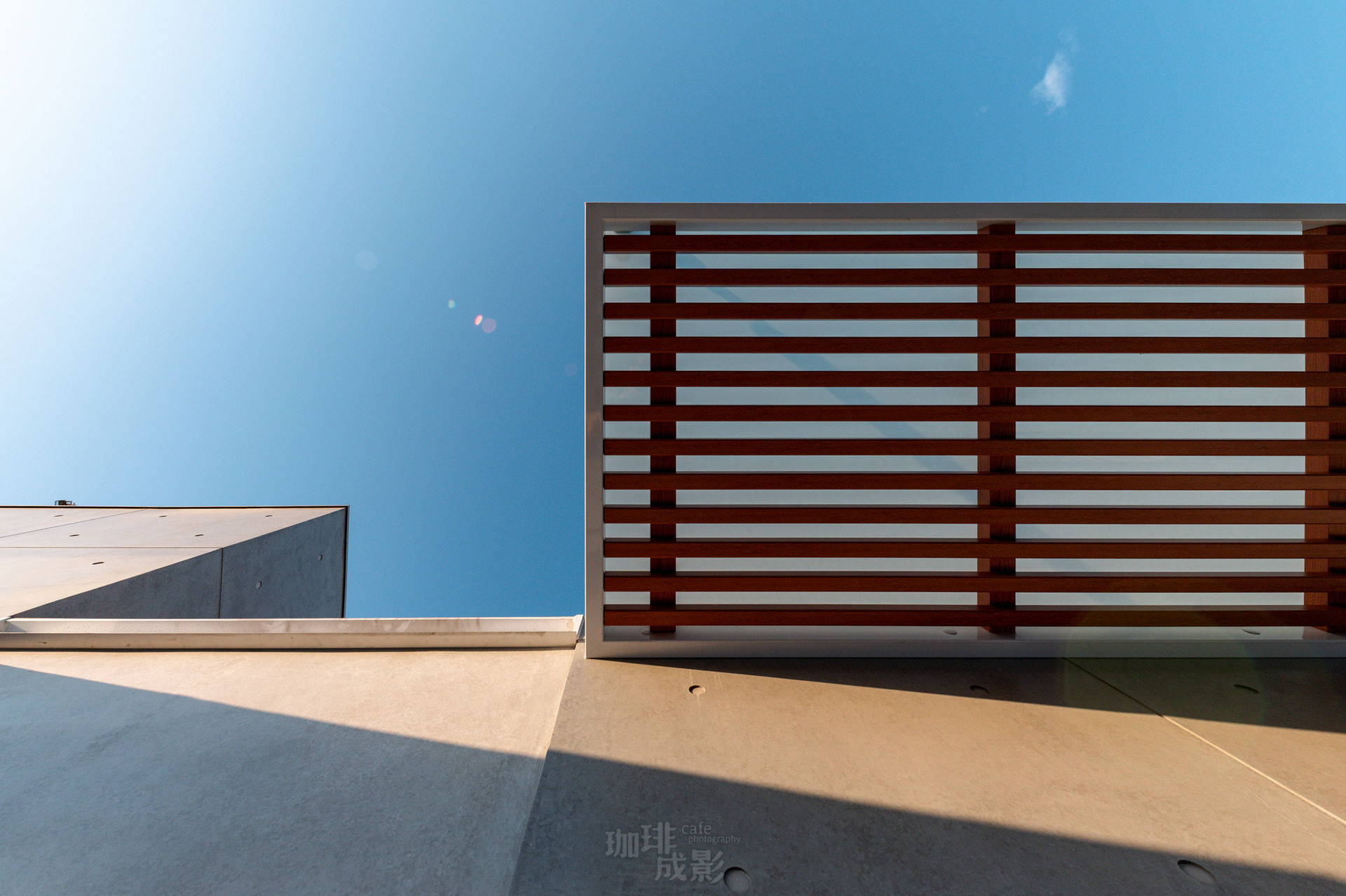 陽台雨遮特寫情境