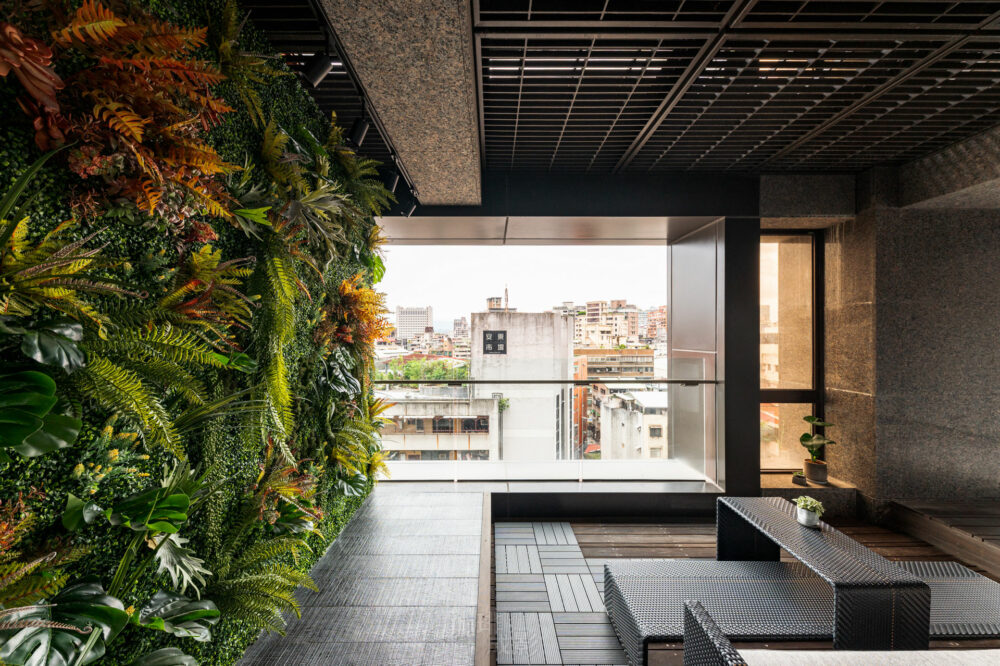 戶外陽台座位區