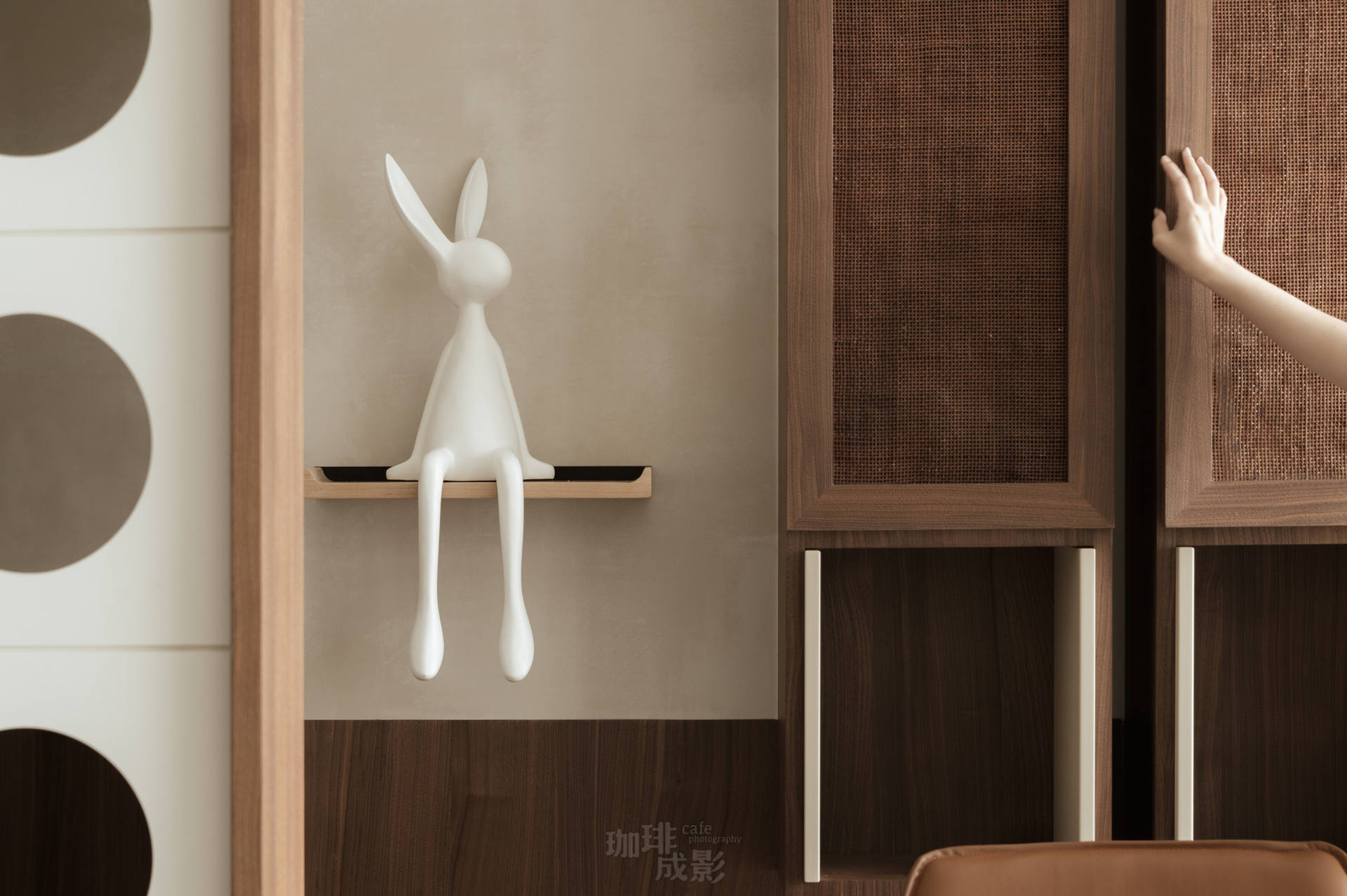 書房屏風人物情景