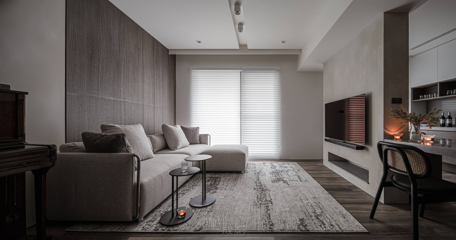 客廳落地窗全景