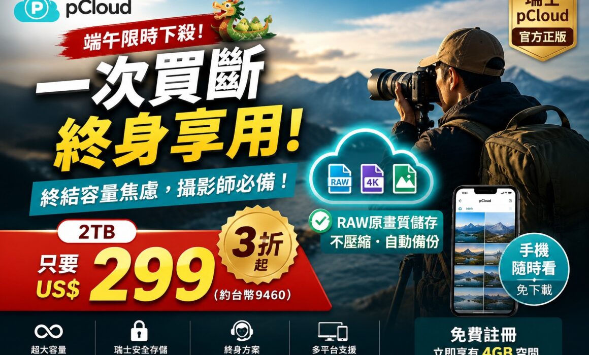 攝影師的硬碟地獄有解？